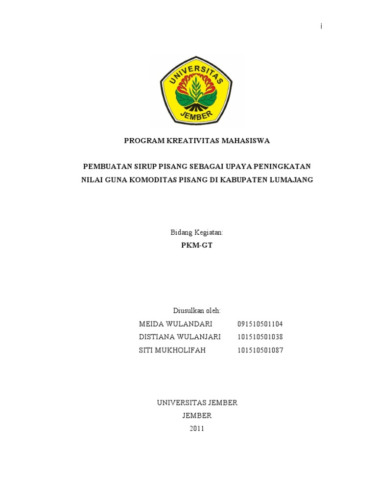 PKM-GT contoh