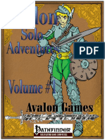 Pathfinder RPG OGL - Avalon Games - Solo Adventures #1