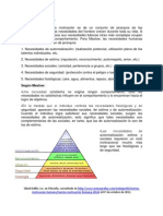 TEORÍA DE MASLOW