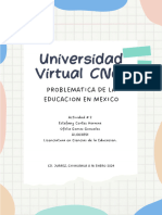 M1 Problematica de La Educacion en Mexico