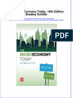 The Micro Economy Today 16Th Edition Bradley Schiller Online Ebook Texxtbook Full Chapter PDF