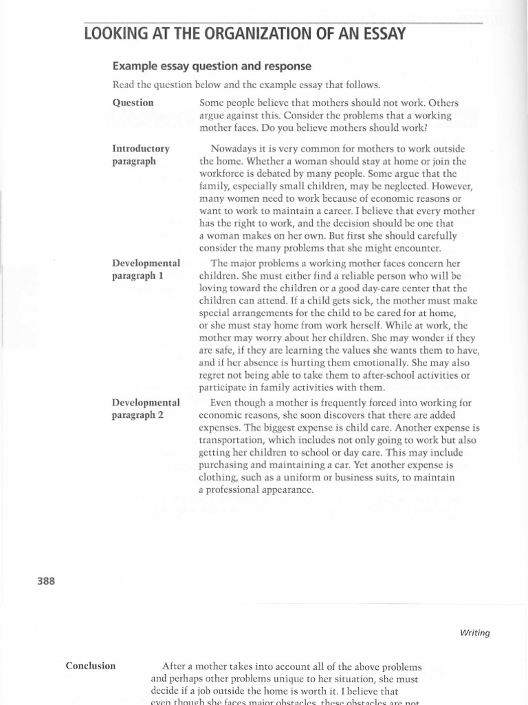 Working mothers ielts essay image