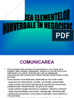 Comunicarea Nonverbala