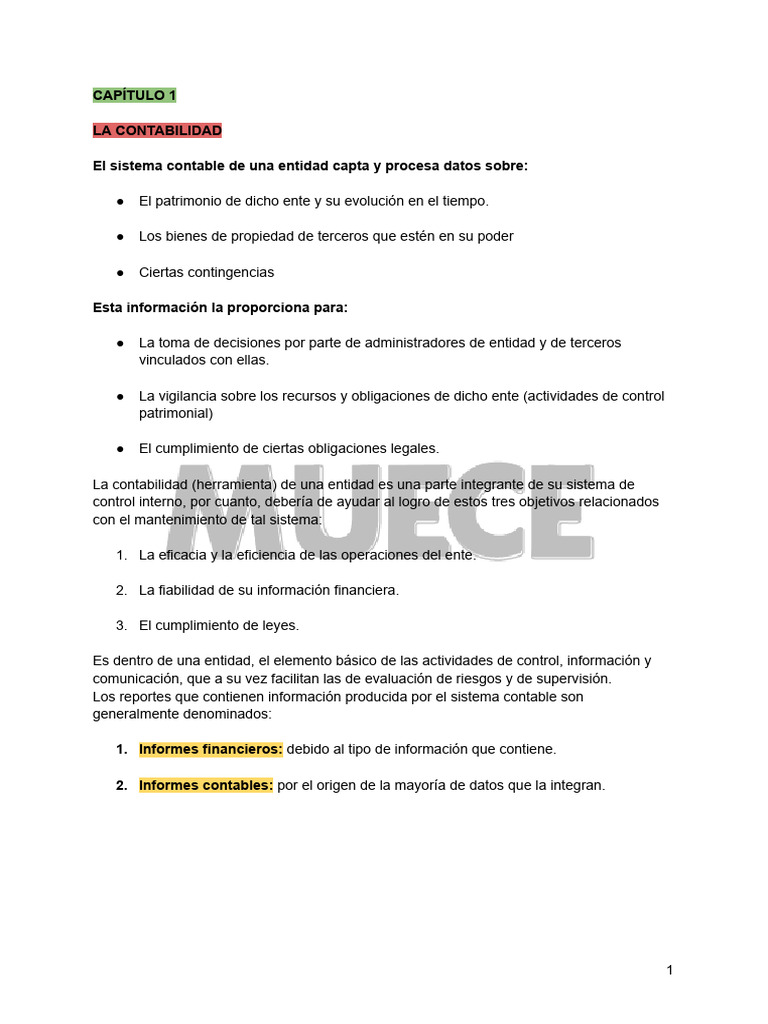 Fundamentos de Contabilidad y Costos | PDF | Contabilidad | Estado ...