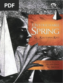 G. Kalyana Rao - M. Sridhar - Alladi Uma - Untouchable Spring