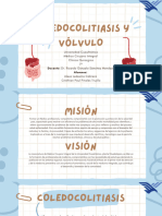 Coledocolitiasis y Vólvulo