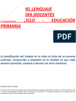 Material para Docentes. Primer Ciclo. Ed. Primaria