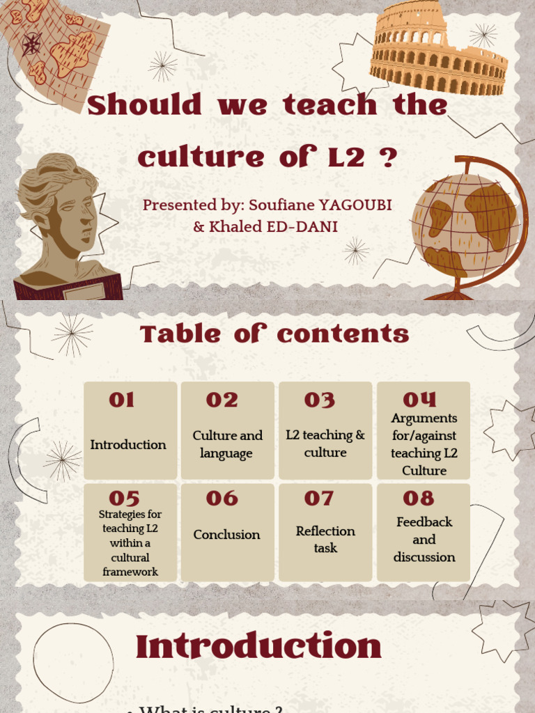Teaching Second Language Through Culture | PDF | Second Language ...