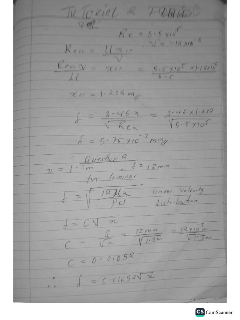 Tutorial 2 Fluid Pdf