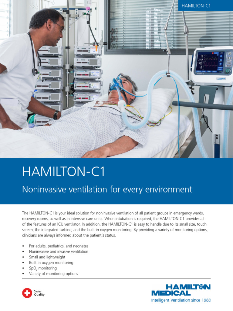 HAMILTON-C1 Noninvasive Ventilator Overview | PDF | Pulmonology ...