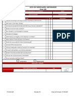 FO-SGI-020 - Lista de Verificação - Misturador