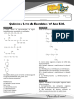 Lista de Quimica - 3o Ano - 1a Etapa