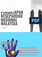 Topik 4 - Pemantapan Kesepaduan Nasional Malaysia