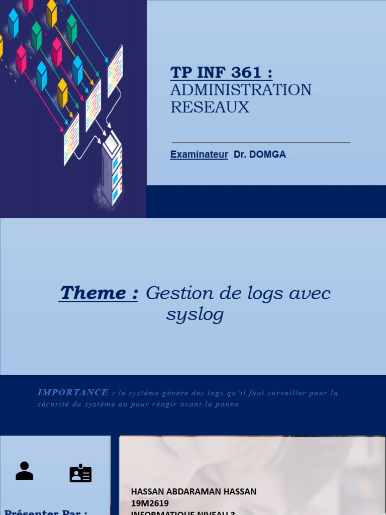 Gestion des logs avec Syslog | PDF | Serveur (Informatique) | Test de ...