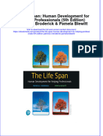 Ebook The Life Span Human Development For Helping Professionals 5Th Edition Patricia C Broderick Pamela Blewitt Online PDF All Chapter