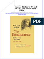 The Renaissance Studies in Art and Poetry The 1893 Text Walter Pater Editor Online Ebook Texxtbook Full Chapter PDF
