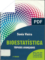 Bioestatística - Tópicos Avançados - Sonia Vieira, 3a Ed, 2010