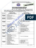 Rescheduled Time Table HSC 2024