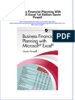 Full Ebook of Business Financial Planning With Microsoft Excel 1St Edition Gavin Powell Online PDF All Chapter