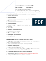 Assuntos Concurso Assistente Administrativo UFAL 2024