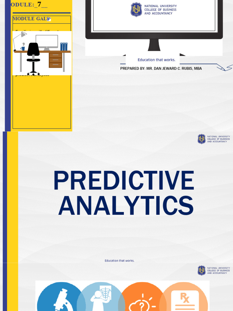 Module 7 - Predictive analytics | PDF | Forecasting | Predictive Analytics