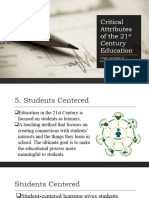 Critical Attributes of The 21st Century Education