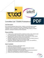 Committee Call - Publications Editor - TTEDSig - 0