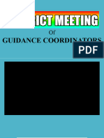 Disrtrict Guidance Meeting