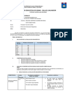 Informe Diagnóstico 3ro Matematica