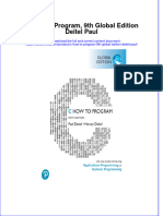 Download full ebook of C How To Program 9Th Global Edition Deitel Paul online pdf all chapter docx 
