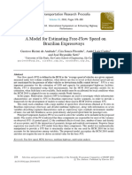 A Model For Estimating Free Flow Speed On Brazi - 2016 - Transportation Research