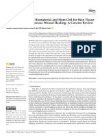 Synergistic Effect of Biomaterial and Stem Cell For Skin Tissue Engineering in Cutaneous Wound Healing - A Concise Review