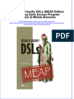 Download full ebook of Business Friendly Dsls Meap Edition Manning Early Access Program Version 9 Meinte Boersma online pdf all chapter docx 