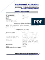 Perfil Secretaria