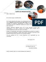 carta de presentaion