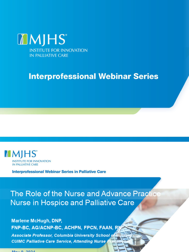 Nurses Week 2024 - Role of The Nurse On The Palliative Care Team - MEM ...