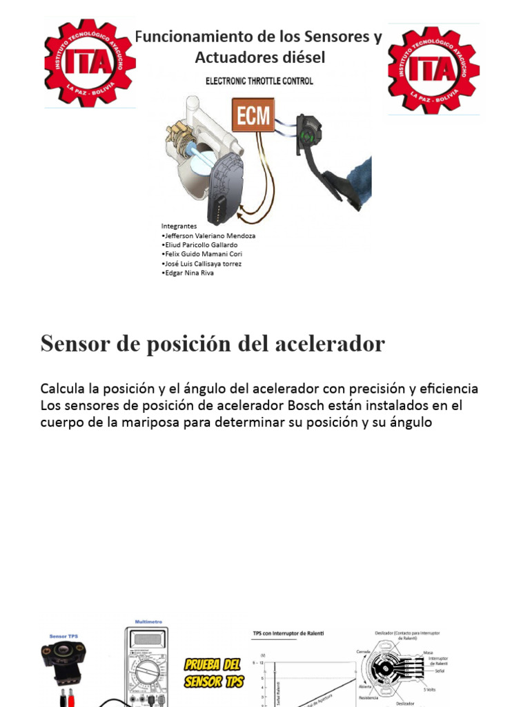 Sensores y Actuadores Diesel | Descargar gratis PDF | Inyección de ...