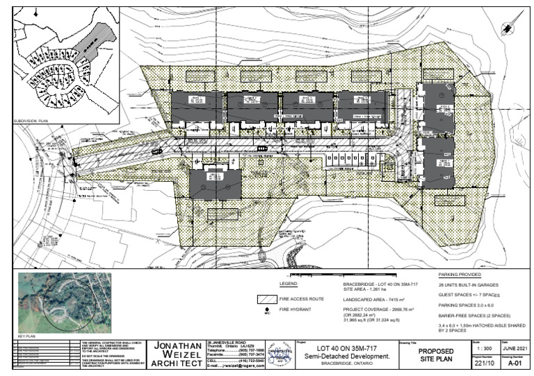 Proposed Site Plan for Semi-Detached Units | PDF | Houses