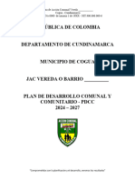 PARTE 1 - MODELO JAC y JVC PLAN ESTRATÉGICO DESARROLLO COMUNAL