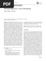 VOMS Concussion Screening Guide | PDF | Vestibular System | Vision