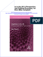 Full Ebook of Capitalism in The Uk A Perspective From Marxist Political Economy 1St Edition Mike Campbell Online PDF All Chapter