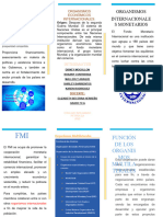 Folleto Organismos Internacionales Monetarios