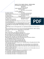 Bài 1. Khái Quát Về Cấu Trúc TB - Đề