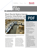 Bosch - Lean Cell Layout, Modular Workcell