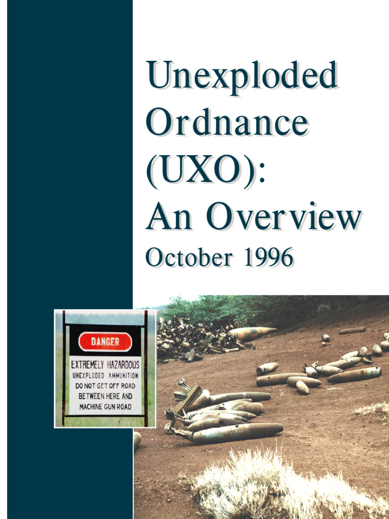 UXO Overview: Safety and Management Guide | PDF | Shell (Projectile ...