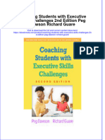 Download full ebook of Coaching Students With Executive Skills Challenges 2Nd Edition Peg Dawson Richard Guare online pdf all chapter docx 