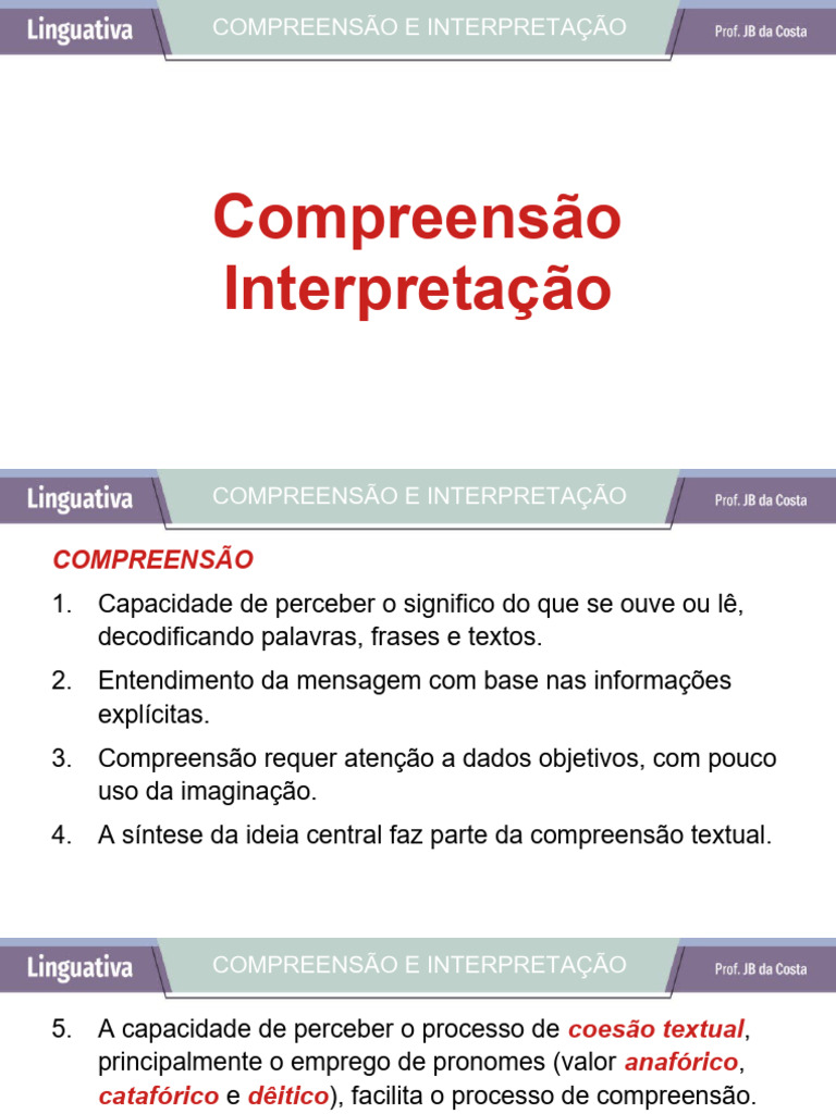 Compreensão e Interpretação Textual | PDF | Liberdade | Laranja (fruta)