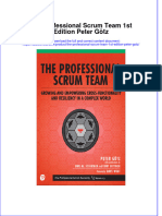 Ebook The Professional Scrum Team 1St Edition Peter Gotz Online PDF All Chapter