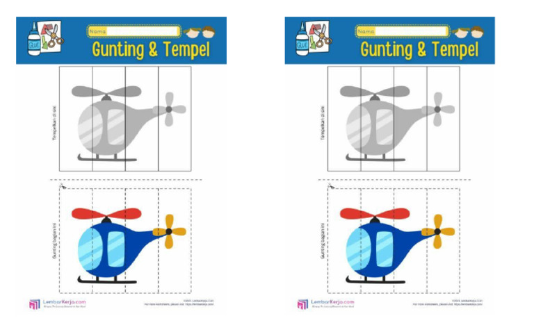 Lembar Tugas Tema Kendaraan Udara | PDF