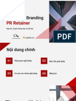 Corporate Branding - PR Retainer - VCCorp